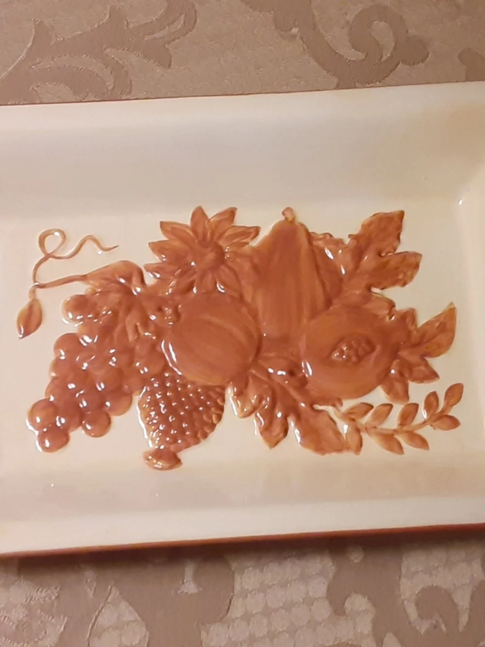 Fall Ceramic Casserole Baking Dish